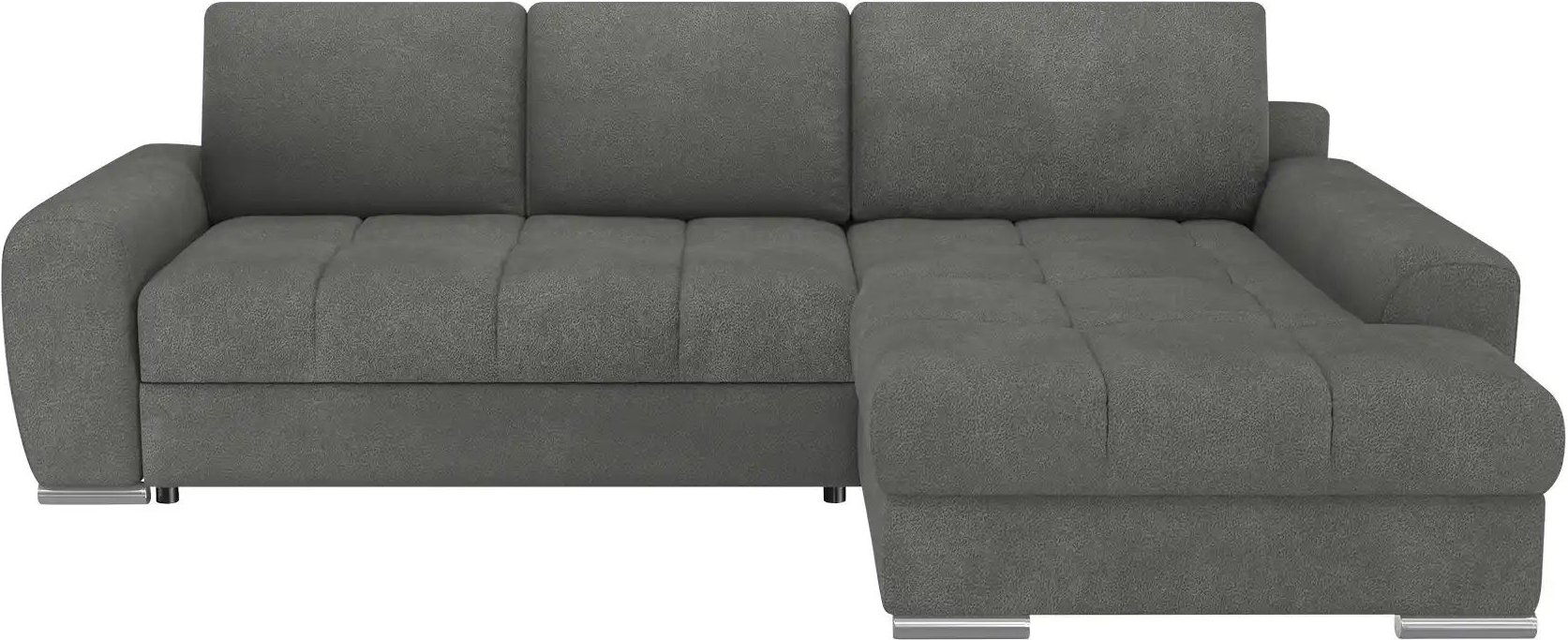 bobb Ecksofa mit Funktion Soumia ¦ grau ¦ Maße (cm): B: 283 H: 91 T: 181.0 Polstermöbel > Sofas > 3-Sitzer - Höffner