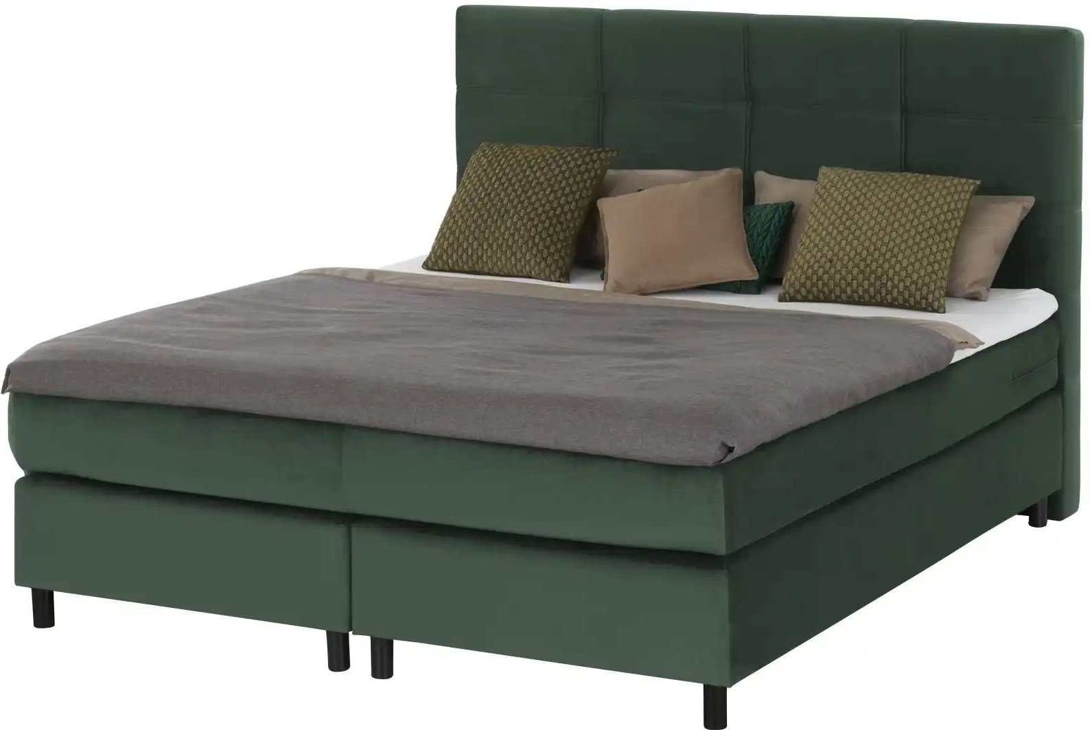 Boxspringbett  Wind ¦ grün ¦ Maße (cm): B: 140 H: 152 Betten > Boxspringbetten - Höffner
