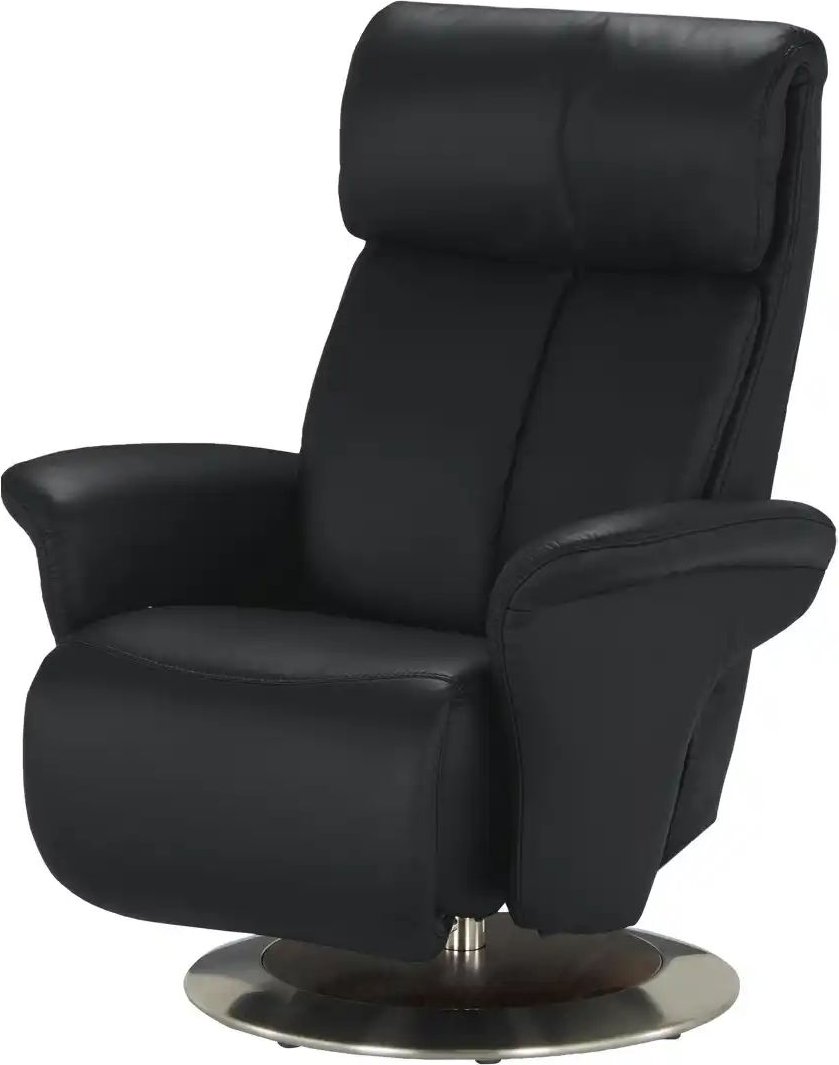 himolla Ledersessel 7227 ¦ schwarz ¦ Maße (cm): B: 82 H: 109 T: 90.0 Polstermöbel > Sessel > Fernsehsessel - Höffner