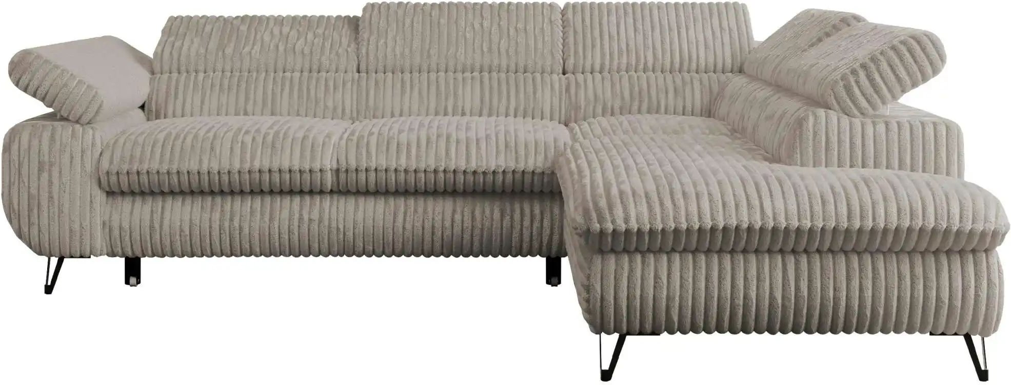 Ecksofa mit Schlaffunktion Peter ¦ grau ¦ Maße (cm): B: 273 H: 76 Polstermöbel > Sofas > Ecksofas - Höffner