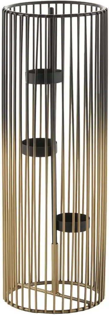 HOME STORY Teelichthalter ¦ gold ¦ Eisen ¦ Maße (cm): H: 34 Ø: 12 Weihnachten - Höffner