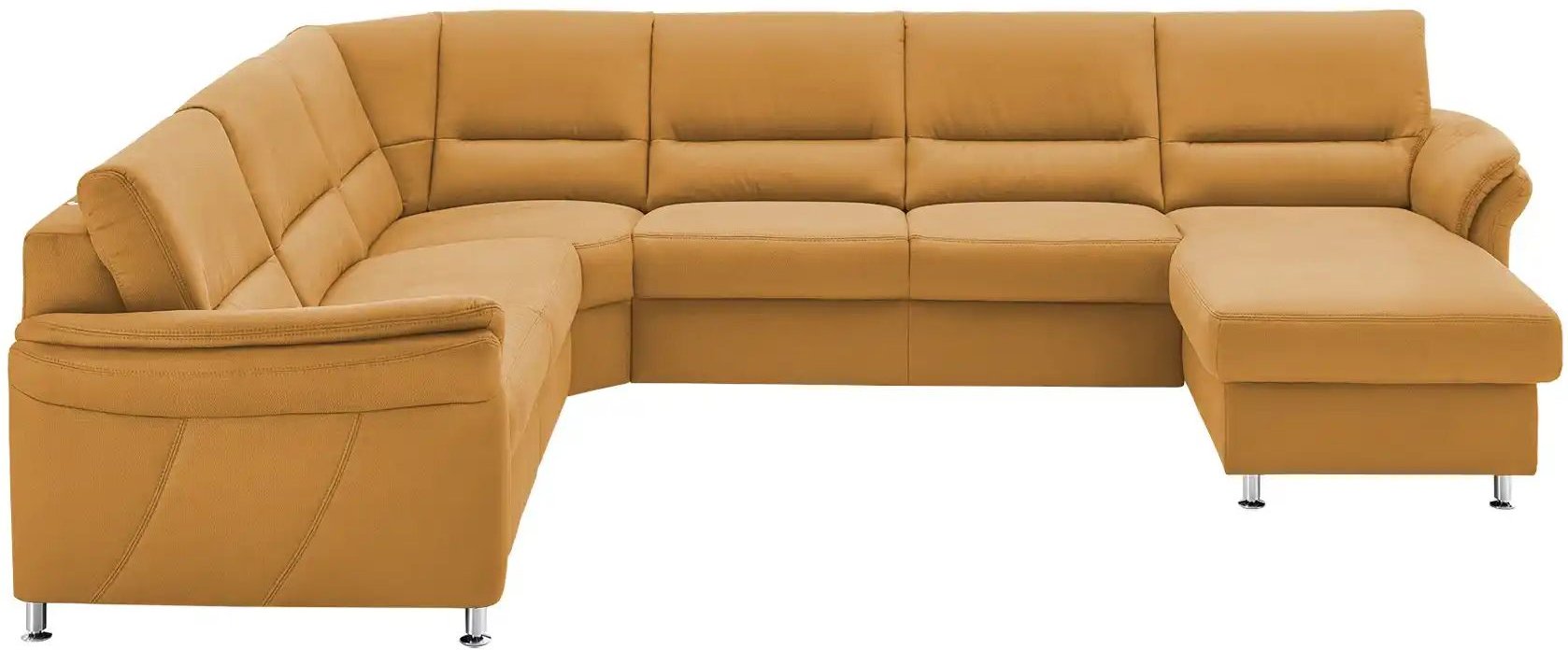 meinSofa Wohnlandschaft mit Boxspringpolsterung Donald ¦ gelb ¦ Maße (cm): B: 330 H: 89 T: 173.0 Polstermöbel > Sofas >...