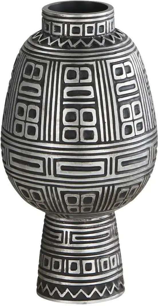 HOME STORY Deko Vase ¦ schwarz ¦ Polyresin (Kunstharz) ¦ Maße (cm): H: 38 Ø: 21 Accessoires > Vasen - Höffner