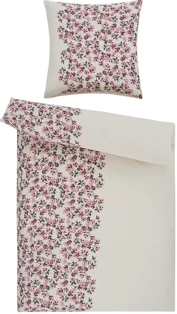 Thumbnail - levelone Microfaser Bettwäsche Valentin Flower ¦ rosa/pink ¦ Maße (cm): B: 135 Bettwaren > Bettwäsche > Bettwäsche ganz...