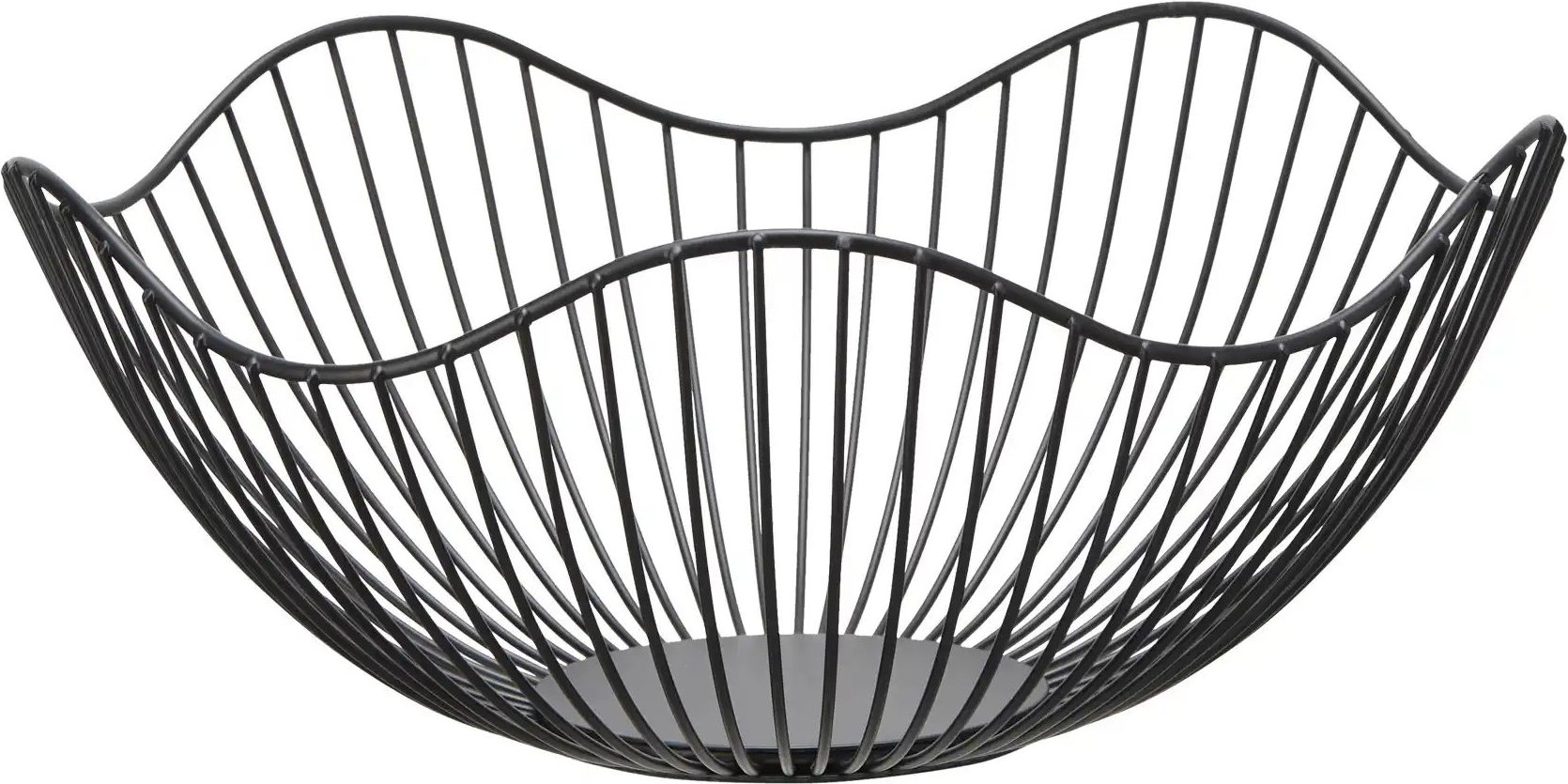 KHG Obstkorb ¦ schwarz ¦ Edelstahl ¦ Maße (cm): B: 28,5 H: 12,5 Küchenzubehör & Helfer > Küchenhelfer - Höffner