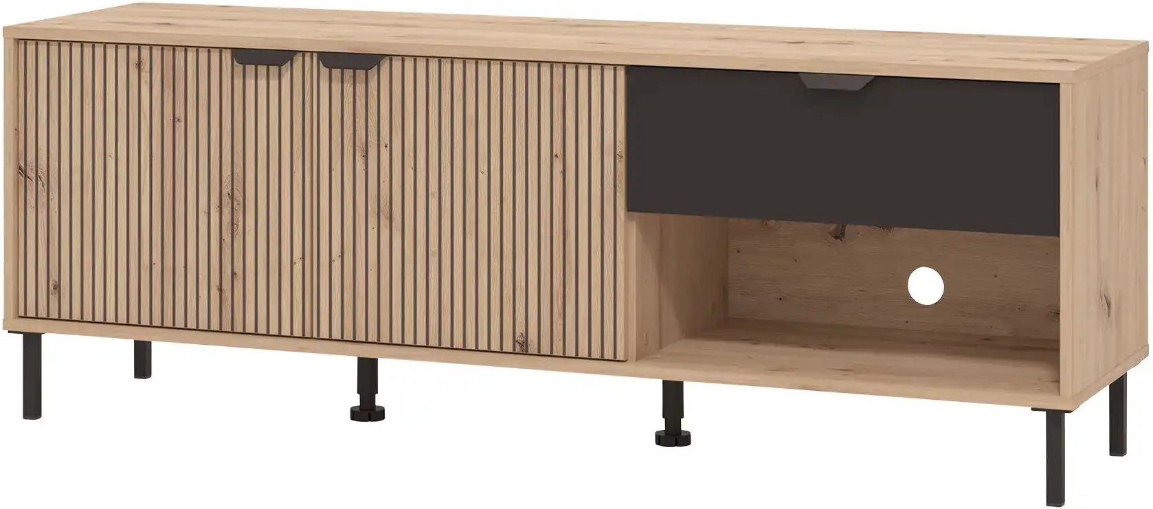 Lowboard Mayenne ¦ Maße (cm): B: 150,5 H: 54,5 T: 40.0 Kommoden & Sideboards > Lowboards - Höffner