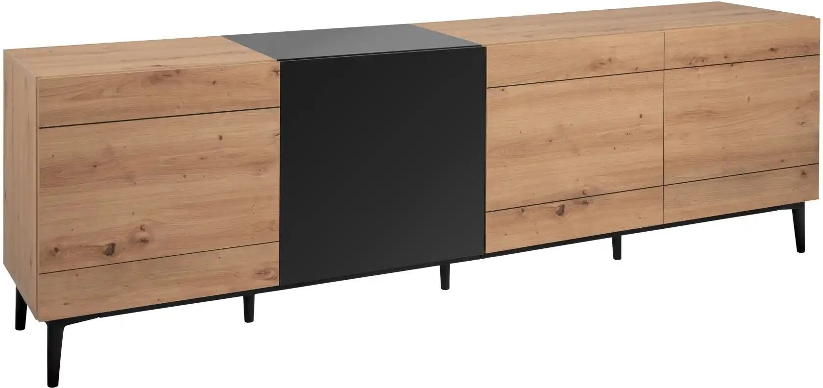 Lowboard Nodica ¦ holzfarben ¦ Maße (cm): B: 200 H: 65 T: 42.0 Kommoden & Sideboards > Lowboards - Höffner