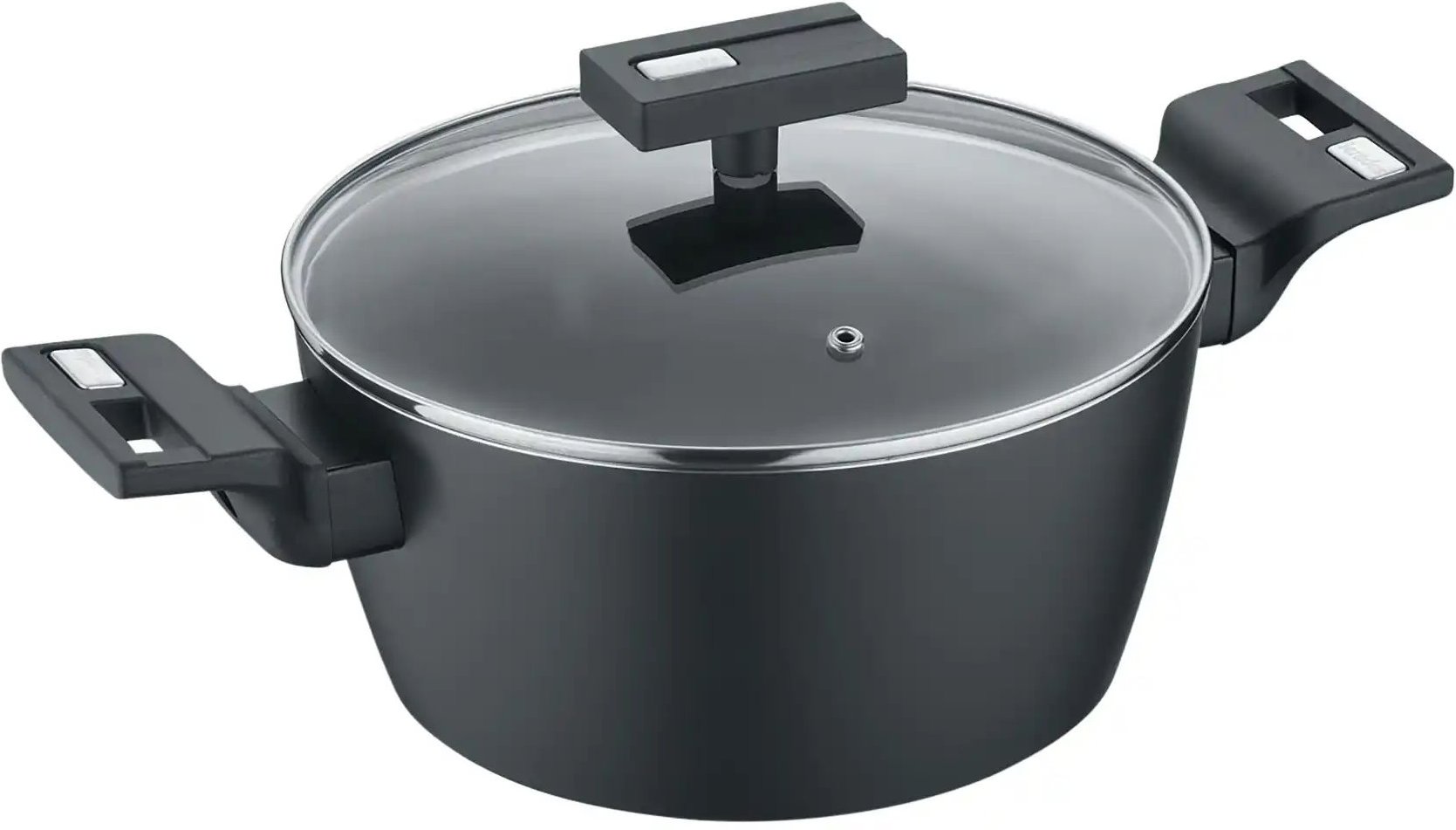 Berndes Kochtopf b.smart ¦ schwarz ¦ Aluminium ¦ Maße (cm): H: 9,8 Ø: 20 Töpfe & Pfannen & Zubehör > Töpfe - Höffner