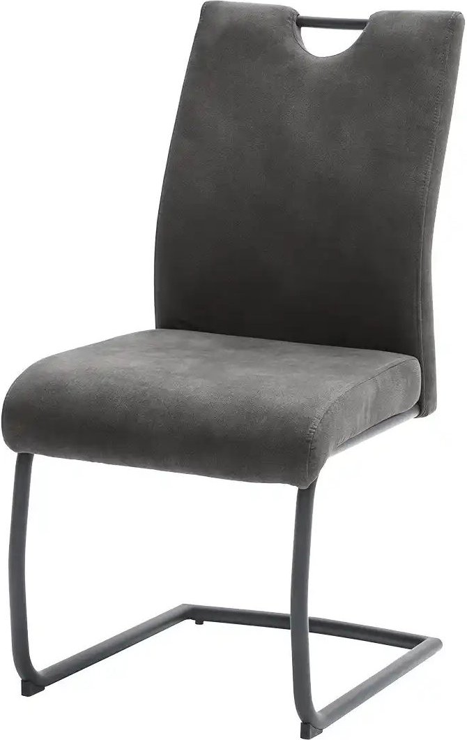 uno Freischwinger mit Griff Saros ¦ grau ¦ Maße (cm): B: 49 H: 98 T: 63.0 Stühle > Schwingstühle - Höffner