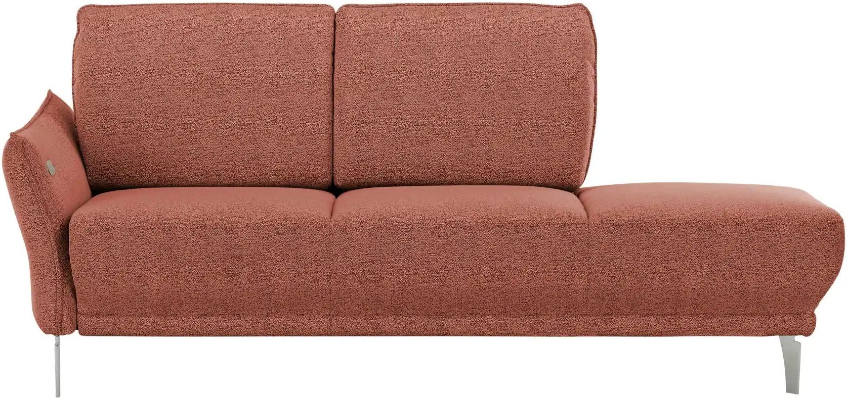 Récamiere Berlin ¦ rot ¦ Maße (cm): B: 204 H: 88 T: 93.0 Polstermöbel > Ottomanen & Recamiere - Höffner