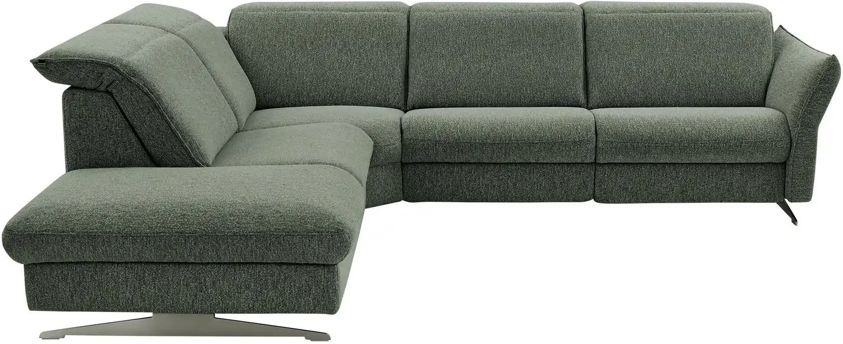 Hukla Ecksofa Mikrofaser Michelle ¦ grün ¦ Maße (cm): B: 292 H: 99 T: 258.0 Polstermöbel > Sofas > Ecksofas - Höffner