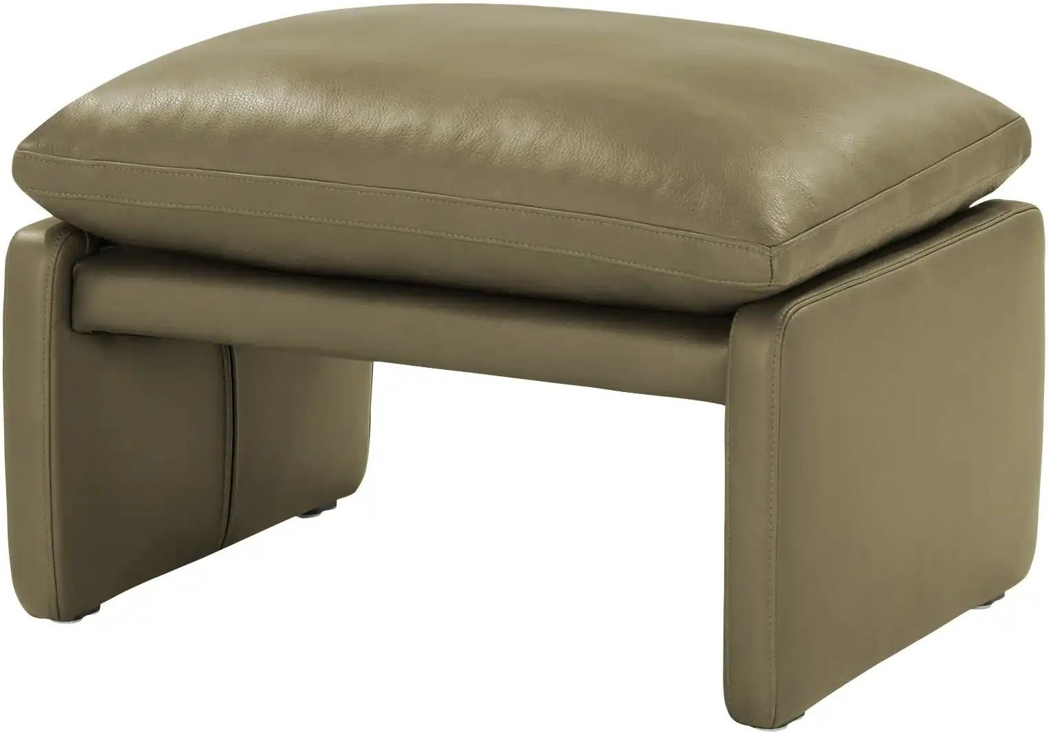 erpo just relax Polsterhocker Leder JR 290 Trento ¦ grün ¦ Maße (cm): B: 64 H: 43 T: 50.0 Polstermöbel > Hocker - Höffn...