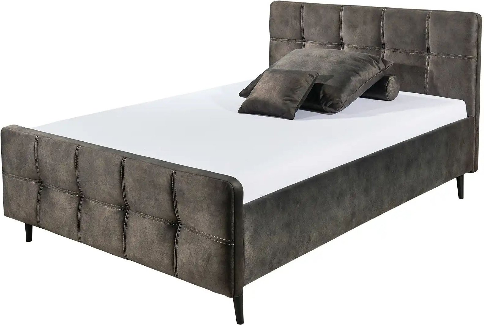 meinBett Polsterbettgestell Mariano C ¦ braun ¦ Maße (cm): B: 149 H: 108 Betten > Komfortbetten - Höffner