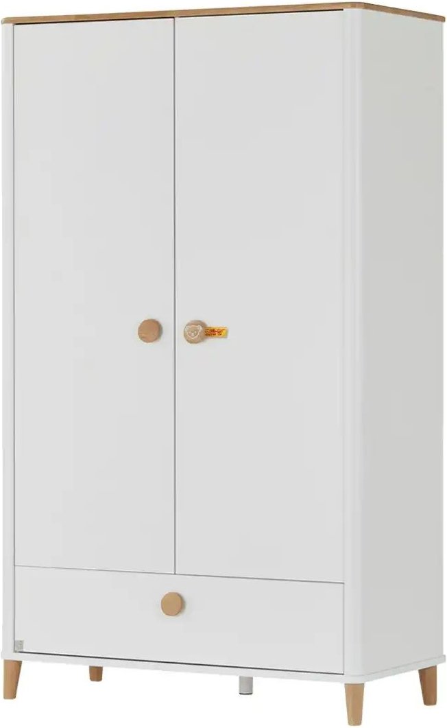 PAIDI Kleiderschrank Lotte & Fynn ¦ weiß ¦ Maße (cm): B: 119 H: 202,2 T: 56.5 Baby > Babymöbel > Babykleiderschränke - ...