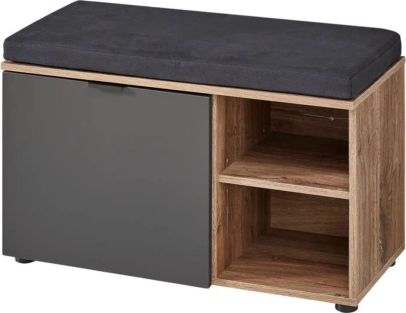 uno Garderobenbank Elina ¦ grau ¦ Maße (cm): B: 82 H: 51 T: 38.0 Bänke > Einzelbänke - Höffner