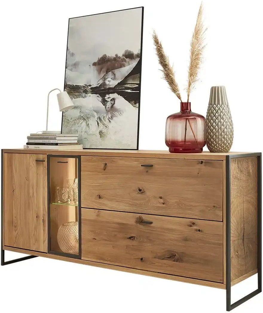 Woodford Sideboard Flora ¦ holzfarben ¦ Maße (cm): B: 186 H: 86 T: 44.0 Kommoden & Sideboards > Sideboards - Höffner