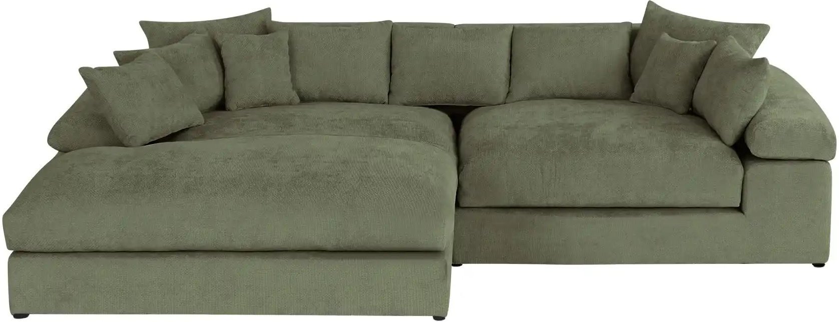 smart Ecksofa Lianea ¦ grün ¦ Maße (cm): B: 291 H: 86 T: 208.0 Polstermöbel > Sofas > 3-Sitzer - Höffner