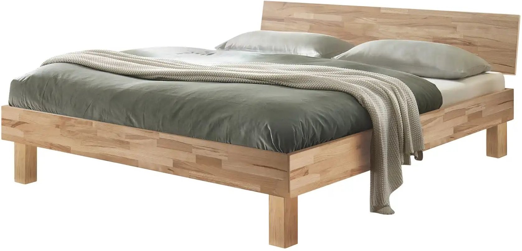 HASENA Massivholzbett Forti ¦ holzfarben ¦ Maße (cm): B: 166 H: 74 Betten > Bettgestelle - Höffner