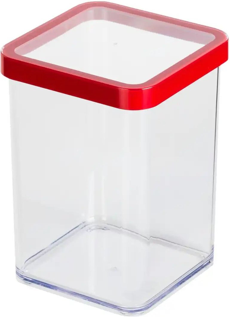 Rotho Dose quadratisch 1 l Loft ¦ transparent/klar ¦ Kunststoff ¦ Maße (cm): B: 10 H: 14,2 Küchenzubehör & Helfer > Küc...