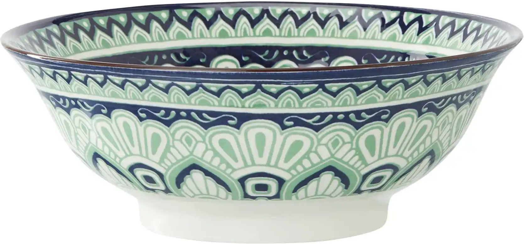 for friends Schüssel Juno ¦ grün ¦ Porzellan ¦ Maße (cm): H: 8 Ø: 21 Geschirr > Einzelgeschirrteile - Höffner