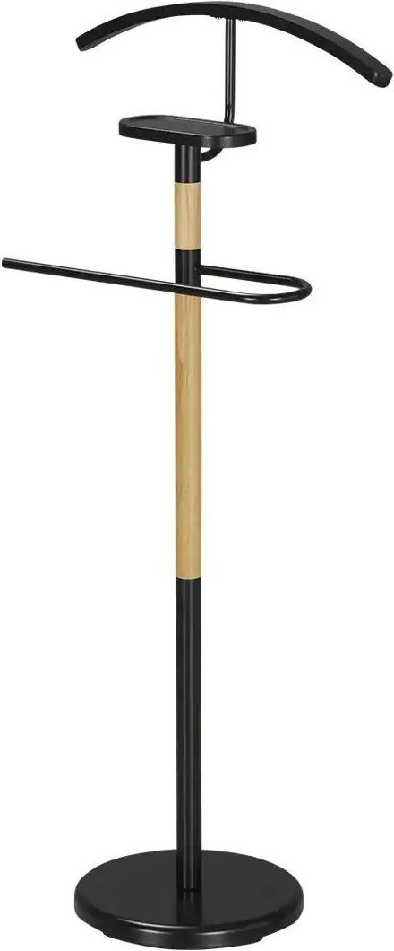 Herrendiener Arko ¦ schwarz ¦ Massivholz,Metall ¦ Maße (cm): B: 46,5 H: 112,5 T: 28.5 Garderoben & Kleiderstangen > Her...