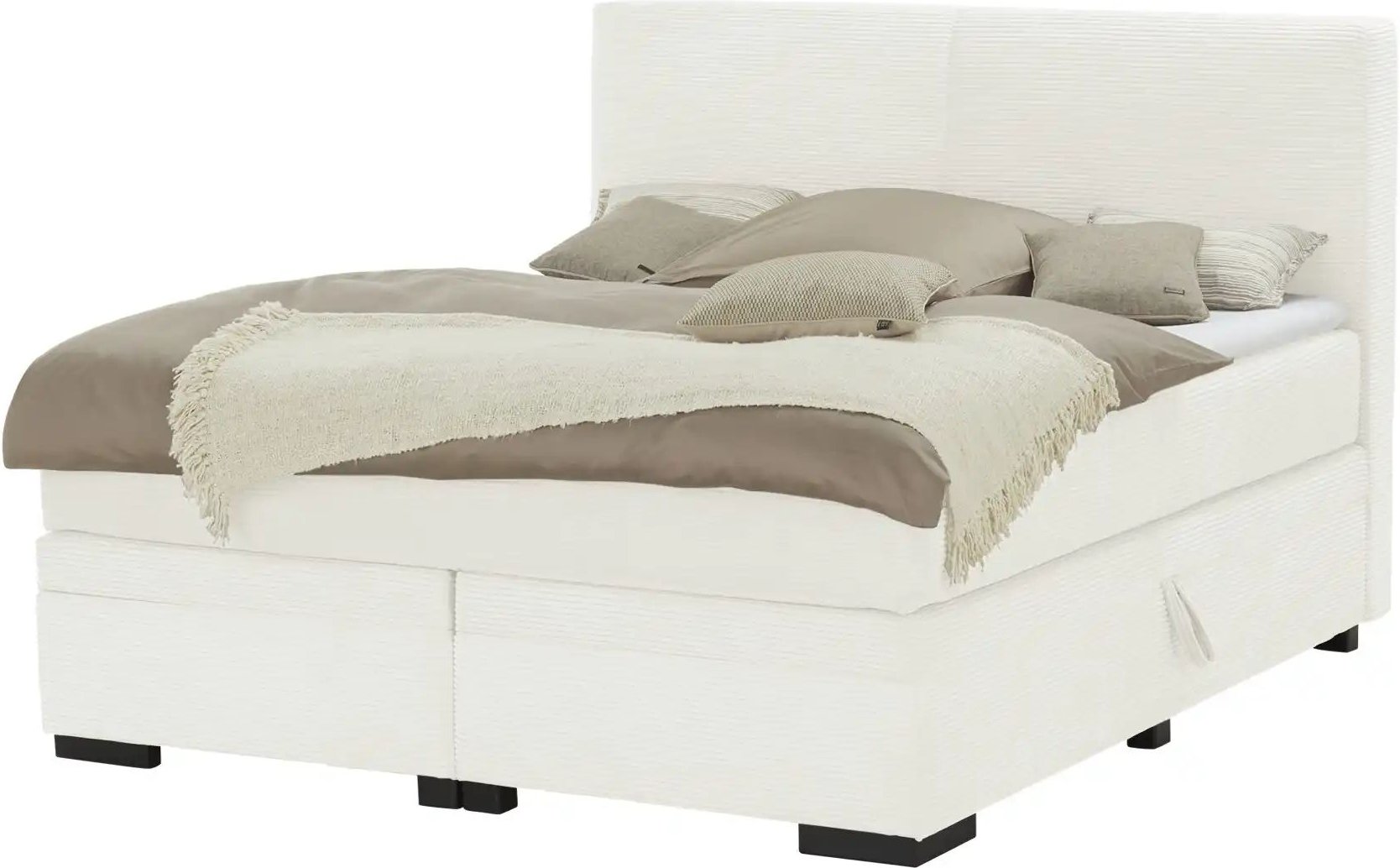 Boxi Boxspringbett mit Bettkasten Boxi Classic ¦ creme ¦ Maße (cm): B: 160 H: 125 Betten > Boxspringbetten - Höffner