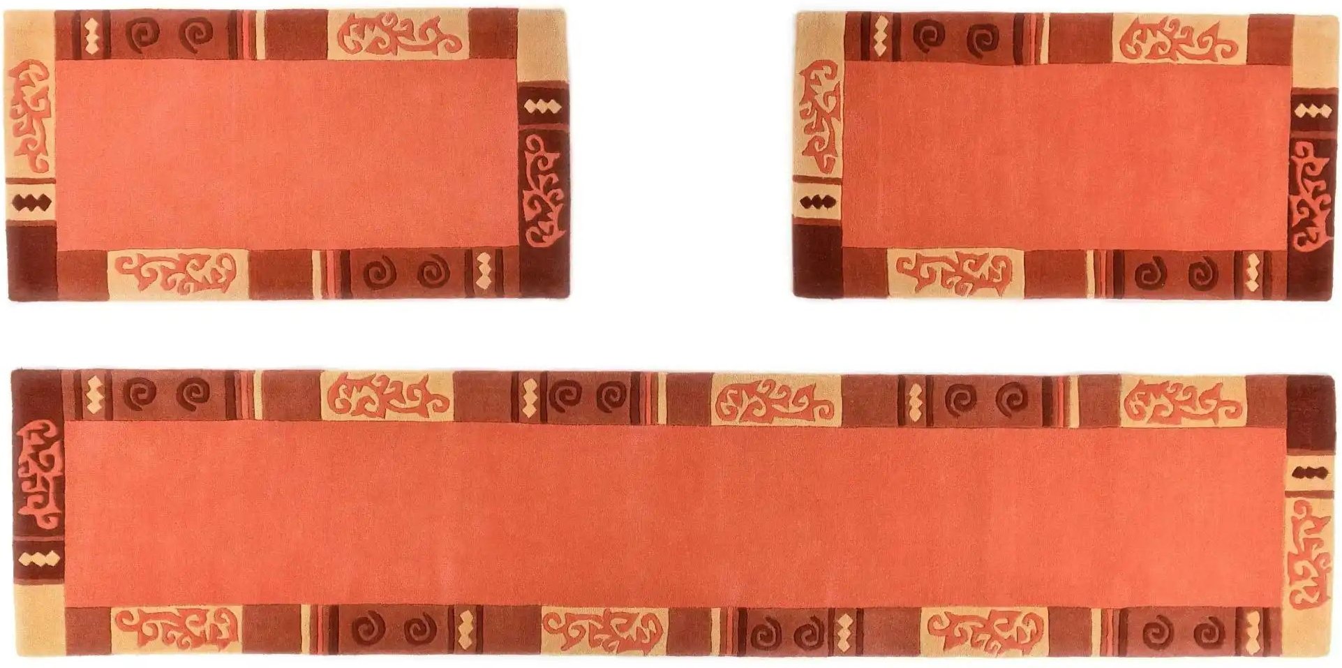 THEKO Teppich ¦ rot ¦ Wolle ¦ Maße (cm): B: 70 H: 1,4 Teppiche > Bettumrandungen - Höffner