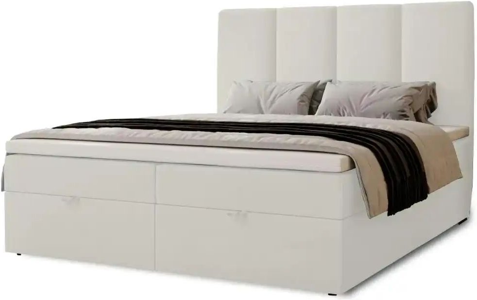 Thumbnail - Boxbett mit Stauraum Macclesfield ¦ weiß ¦ Maße (cm): B: 161 H: 110 Betten > Polsterbetten - Höffner