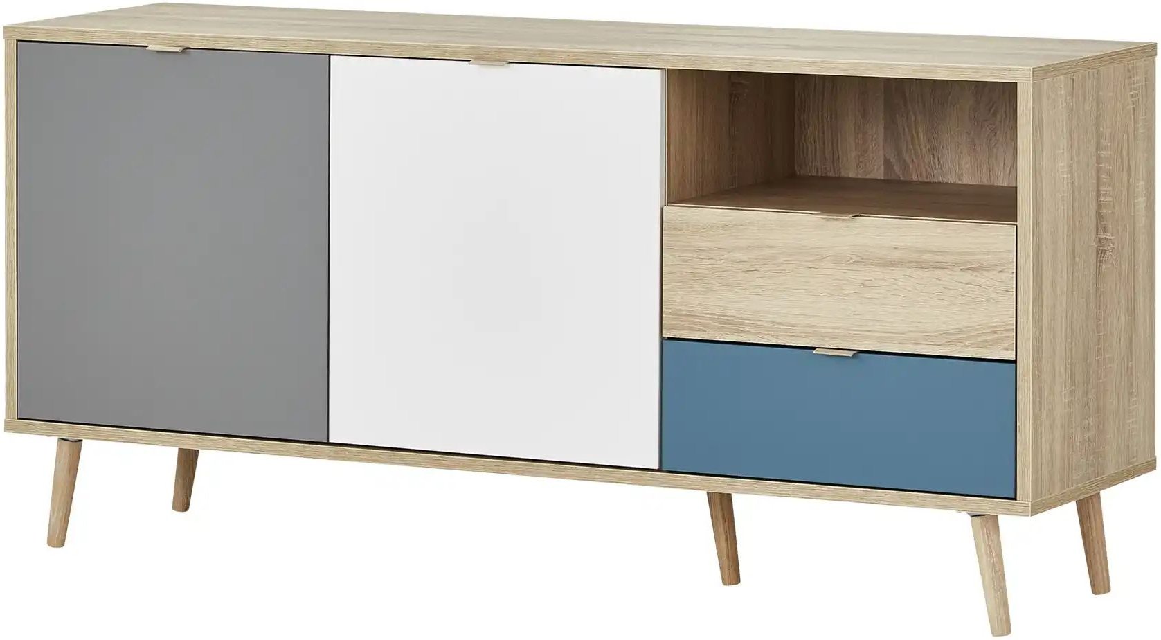 Sideboard Cabia ¦ mehrfarbig ¦ Maße (cm): B: 150 H: 71 T: 40.0 Kommoden & Sideboards > Sideboards - Höffner