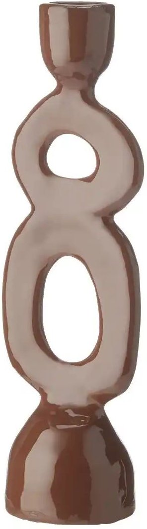 HOME STORY Kerzenhalter ¦ braun ¦ Aluminium ¦ Maße (cm): B: 6,5 H: 21 T: 5.0 Accessoires > Kerzen & Kerzenständer > Ke...