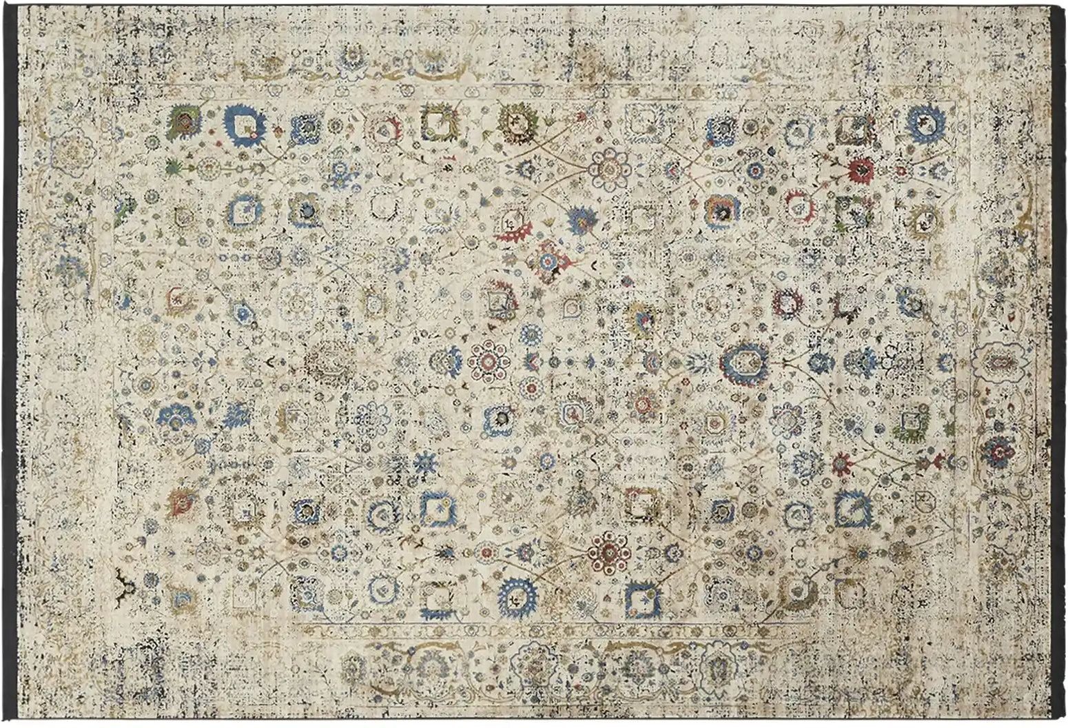 Kurzflorteppich  Babylon Deluxe ¦ beige ¦ Synthetische Fasern ¦ Maße (cm): B: 200 Teppiche > Vintage Teppiche - Höffner