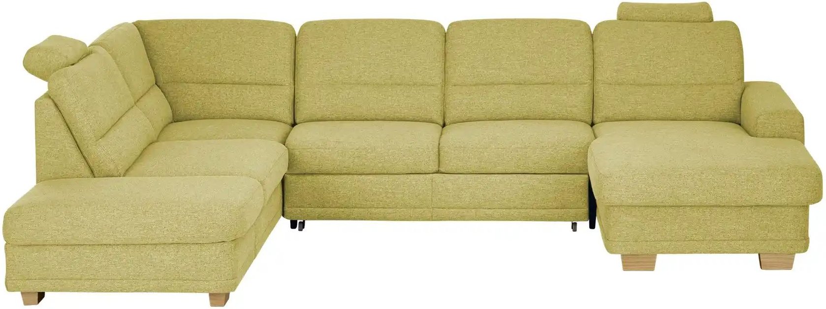 meinSofa Wohnlandschaft  Marc ¦ grün ¦ Maße (cm): B: 311 H: 85 T: 234.0 Polstermöbel > Sofas > Schlafsofas - Höffner