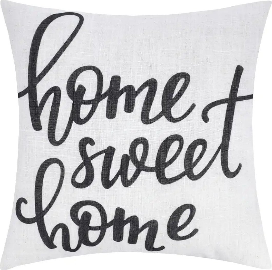 LAVIDA Kissen Home Sweet Home ¦ weiß ¦ Maße (cm): B: 45 Dekokissen & Decken > Kissen > Dekokissen - Höffner