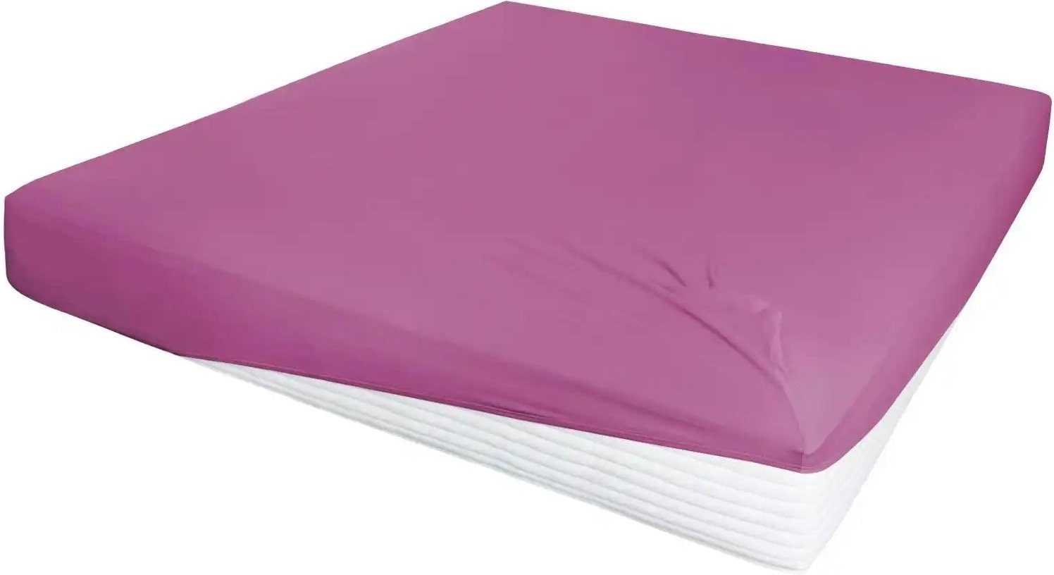 Thumbnail - Jersey-Elastan Boxspringlaken ¦ rosa/pink ¦ Maße (cm): B: 150 H: 28 Bettwaren > Bettlaken - Höffner