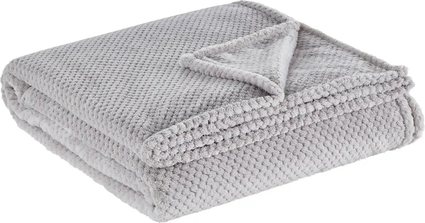 Thumbnail - como Coralfleece Decke Mia XL ¦ grau ¦ Synthetik ¦ Maße (cm): B: 220 Dekokissen & Decken > Kuscheldecken & Wohndecken -...