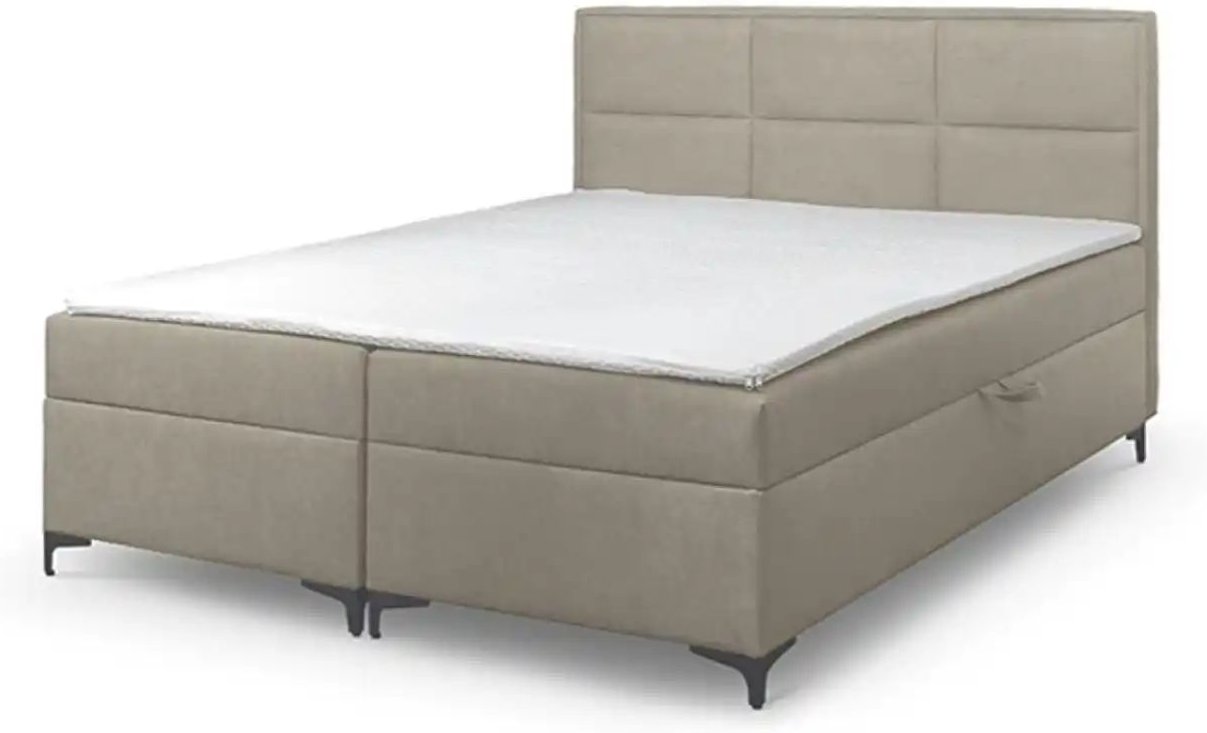 Boxbett mit Bettkasten Vaduz ¦ beige ¦ Maße (cm): B: 140 H: 110 Betten > Komfortbetten - Höffner