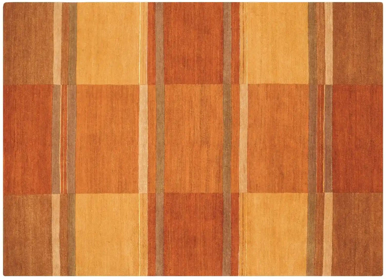 Handgeknüpfter Naturteppich Sensation Silk Soya ¦ orange ¦ Wolle ¦ Maße (cm): B: 70 Teppiche > Naturteppiche - Höffner