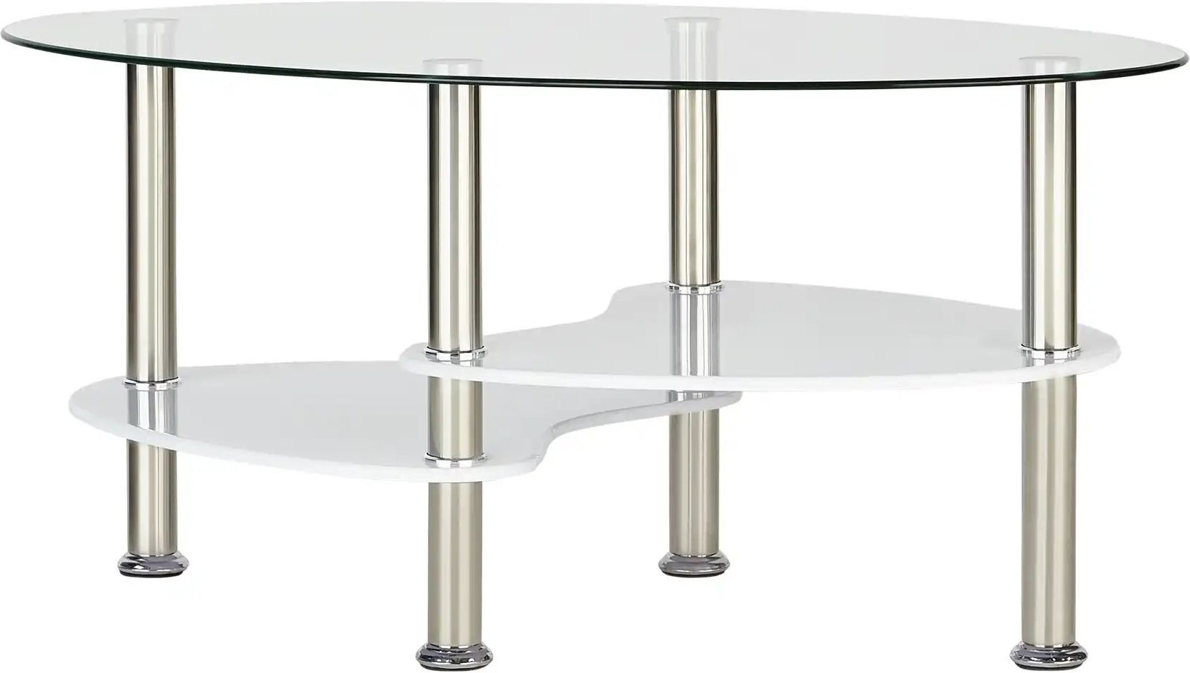 Couchtisch Beru ¦ weiß ¦ Maße (cm): B: 55 H: 42 Tische > Mehr Tische > Couchtische mit Glasplatte - Höffner