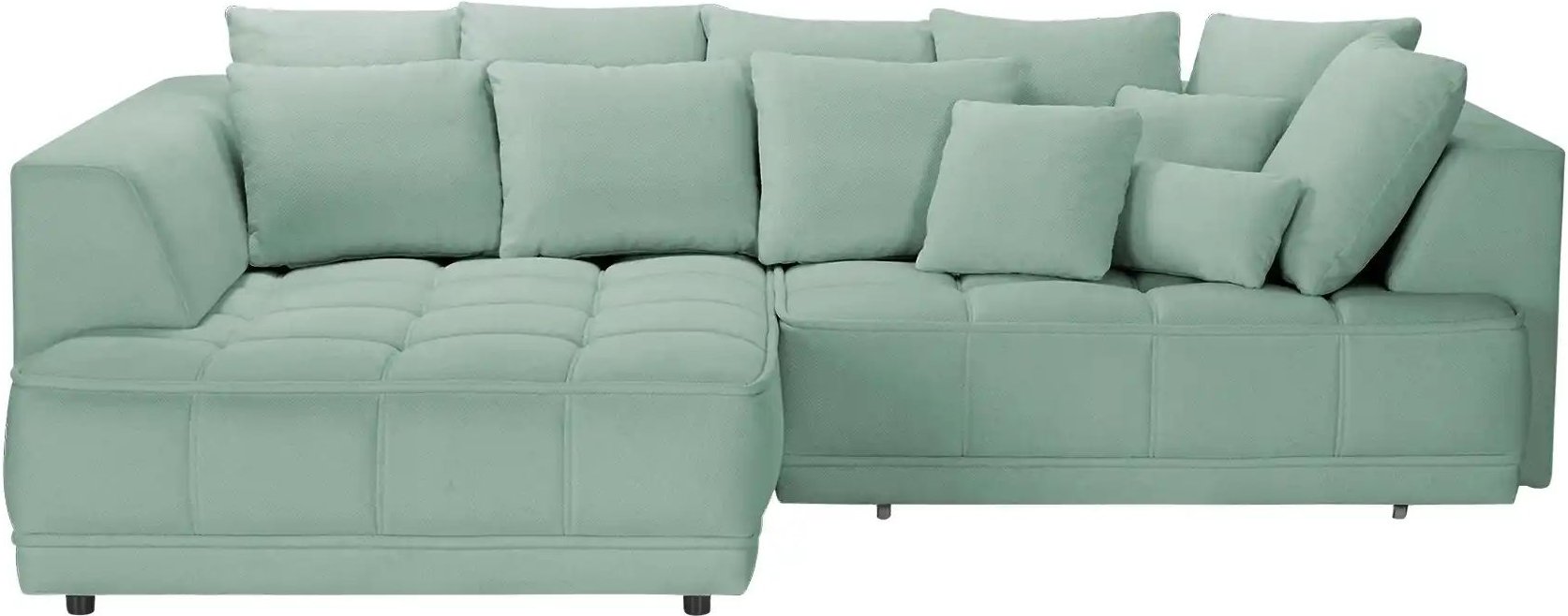 switch Ecksofa Tiga ¦ grün ¦ Maße (cm): B: 285 H: 88 T: 205.0 Polstermöbel > Sofas > Ecksofas - Höffner