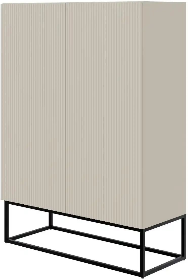 Selsey Highboard Veldio ¦ beige ¦ Maße (cm): B: 90 H: 125 Kommoden & Sideboards > Highboards - Höffner