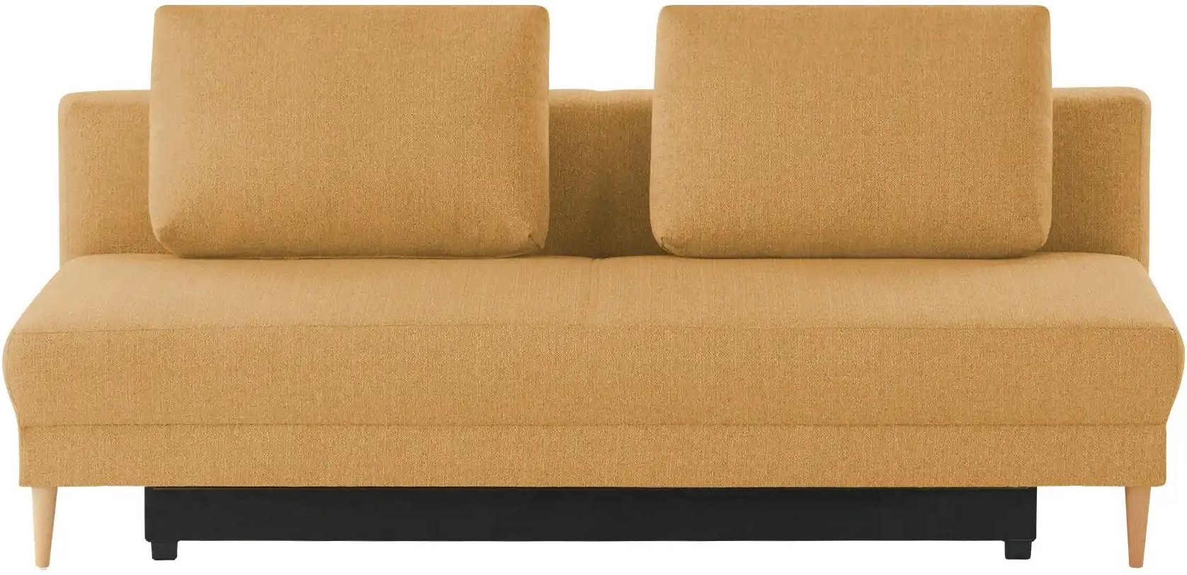 Schlafsofa mit Schlaffunktion Genua ¦ orange ¦ Maße (cm): B: 205 H: 89 T: 94.0 Polstermöbel > Sofas > Einzelsofas - Höff...
