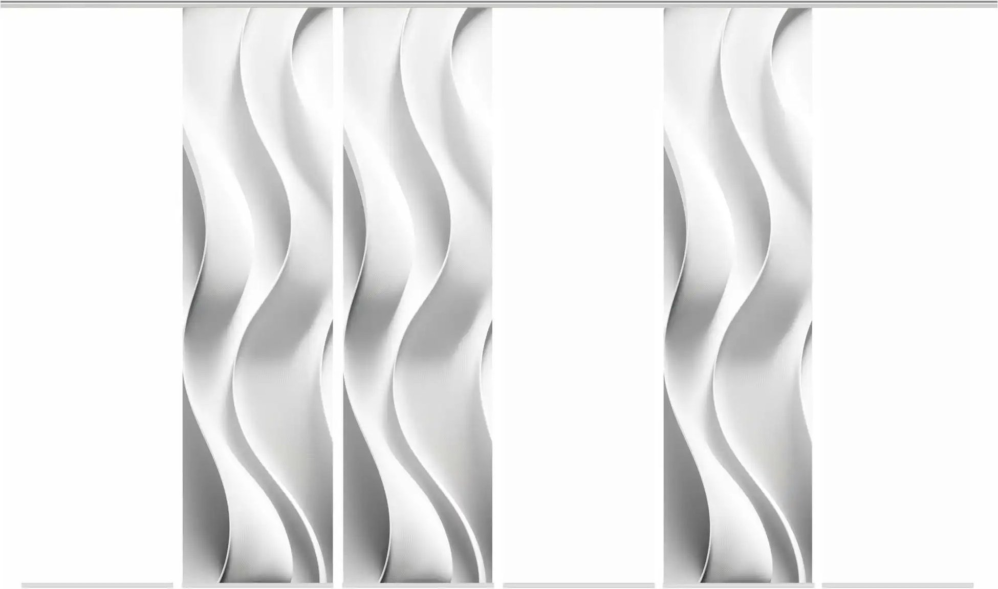 HOME Wohnideen Schiebevorhang ¦ grau ¦ Synthetik ¦ Maße (cm): B: 60 H: 245 Gardinen & Rollos > Gardinen & Vorhänge > S...