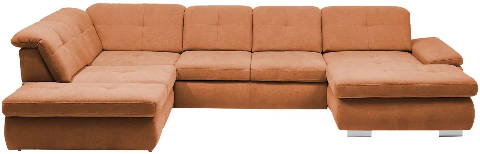 Thumbnail - Lounge Collection Wohnlandschaft Flachgewebe Affair ¦ orange ¦ Maße (cm): B: 371 H: 100 T: 260.0 Polstermöbel > Sofas >...
