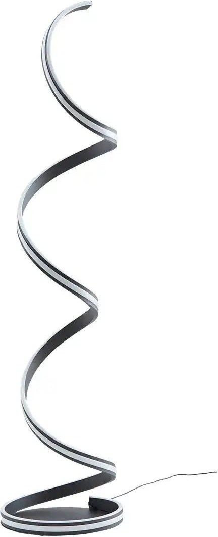 Trio LED-Stehleuchte schwarz `gedreht´ ¦ schwarz ¦ Maße (cm): H: 150 Ø: 35 Lampen & Leuchten > Stehlampen - Höffner