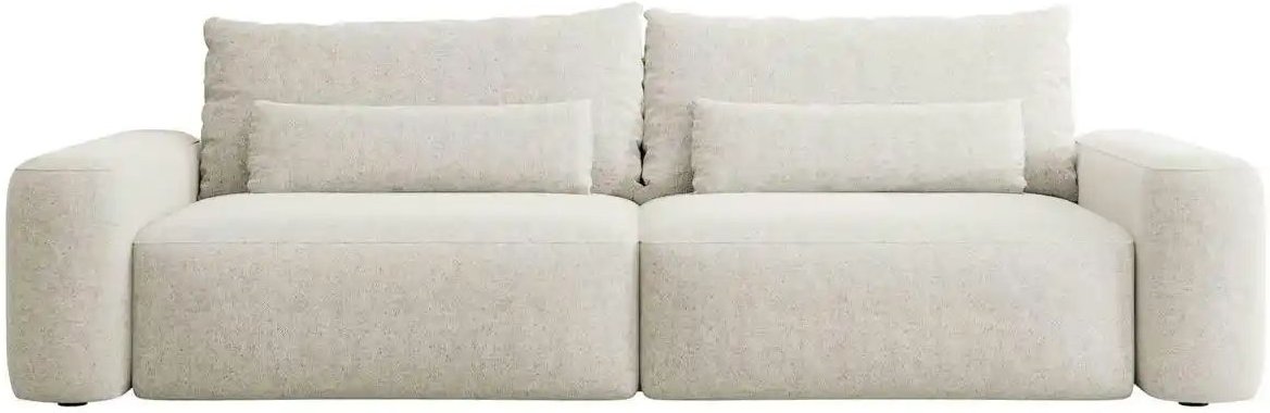 Selsey Einzelsofa mit Schlaffunktion Carnos ¦ creme ¦ Maße (cm): B: 257 H: 82 Polstermöbel > Sofas > 3-Sitzer - Höffner