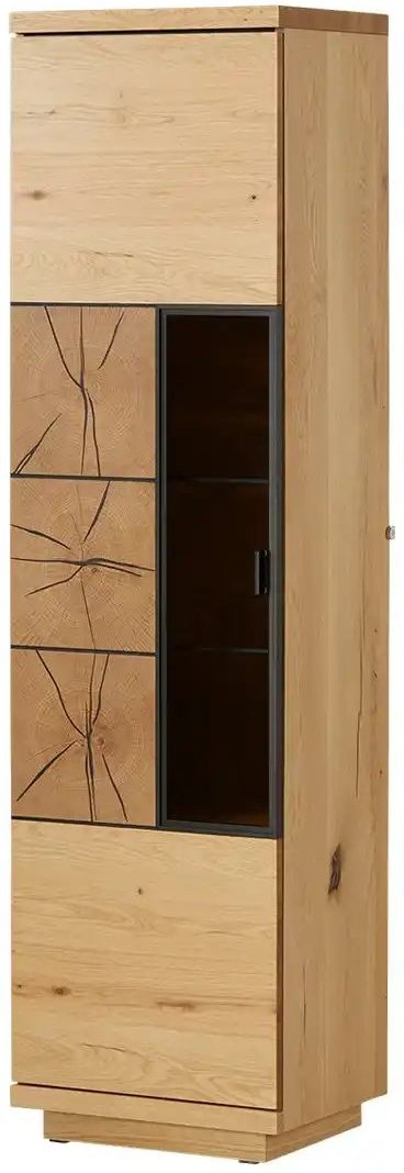 Gray & Jones Vitrine Black Coast Two ¦ holzfarben ¦ Maße (cm): B: 53 H: 200 T: 42.0 Schränke > Vitrinen - Höffner