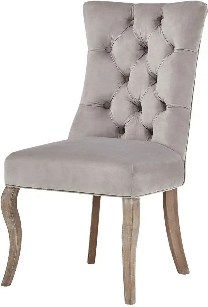 Collection by citamaass Samt-Polsterstuhl Felicita ¦ grau ¦ Maße (cm): B: 56 H: 99 T: 66.0 Stühle > Polsterstühle - Höf...