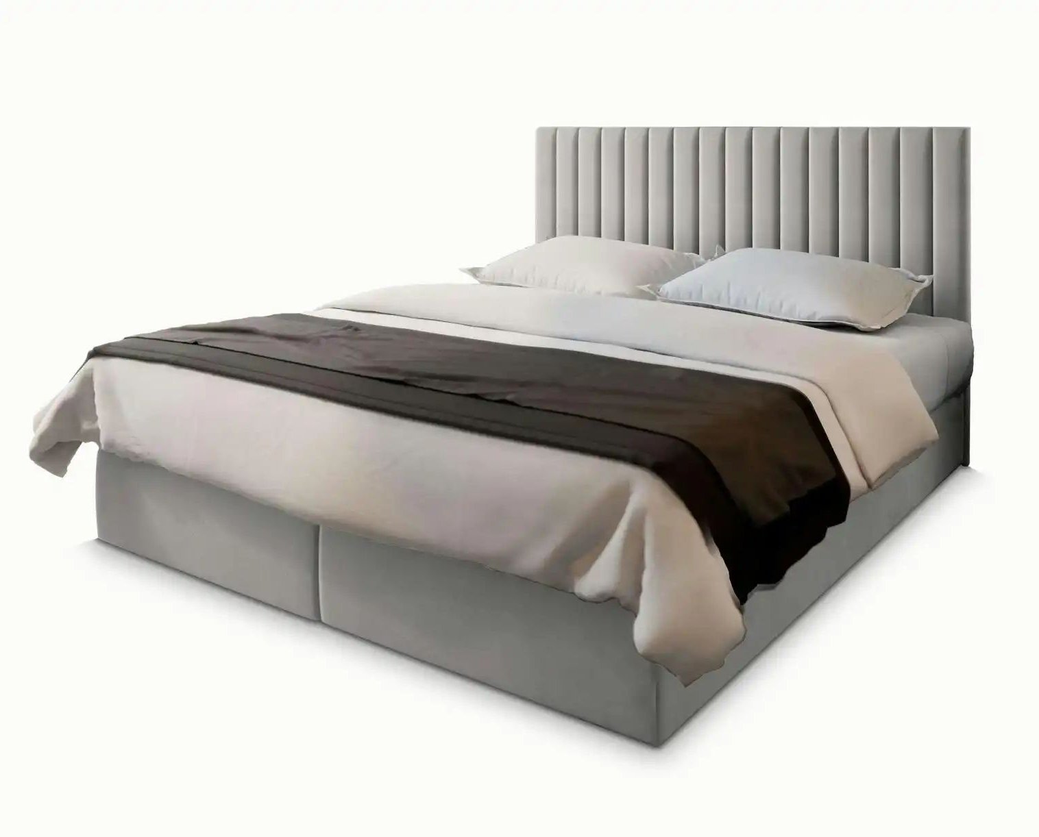 MASSENO Boxbett mit Bettkasten Bresel ¦ grau ¦ Maße (cm): B: 160 H: 98 Betten > Polsterbetten - Höffner