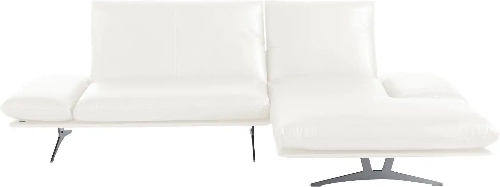 KOINOR Ecksofa Echtleder Francis ¦ weiß ¦ Maße (cm): B: 284 H: 93 T: 159.0 Polstermöbel > Sofas > Ecksofas - Höffner
