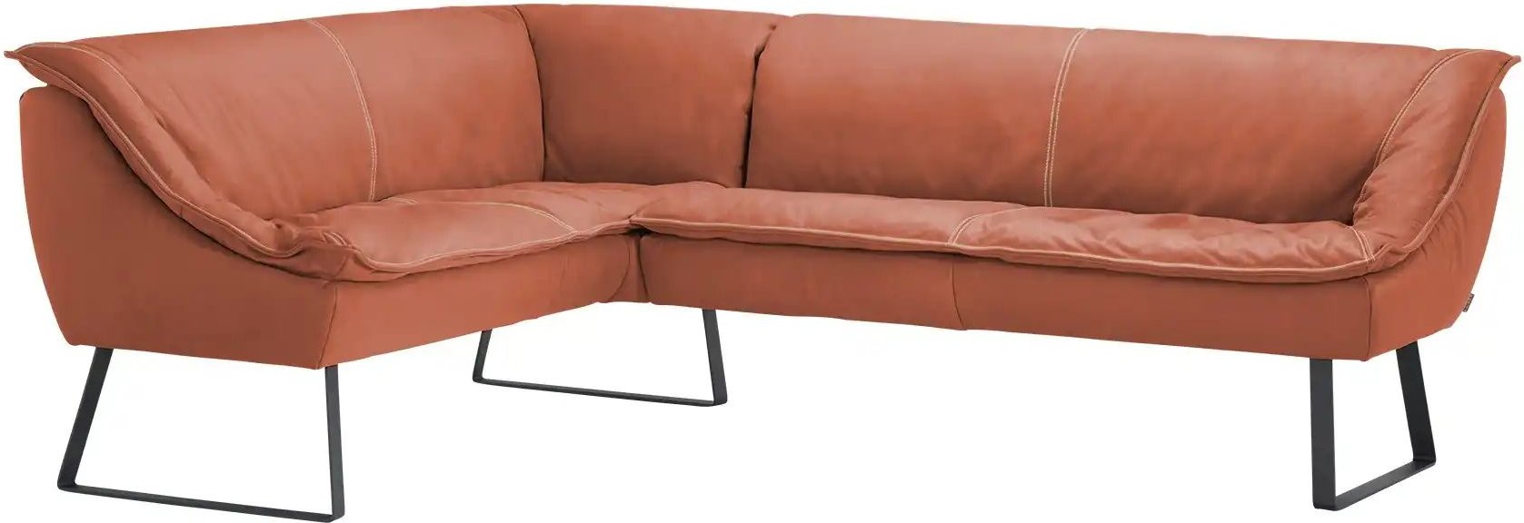 KOINOR Eckbank Leder Alino ¦ rot ¦ Maße (cm): B: 263 H: 89 T: 192.0 Bänke > Eckbänke - Höffner